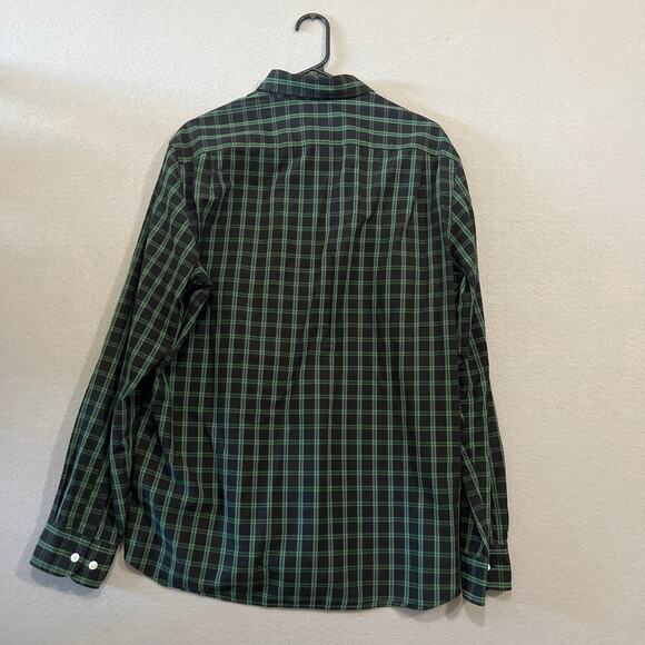 Goodthreads Shirt Mens Large Standard Green Plaid Button Down - Picture 2 of 4